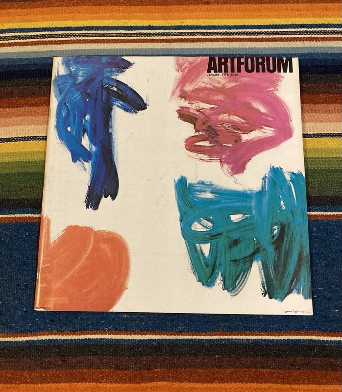 RARE ARTFORUM MAGAZINE January 1971 Hans Hoffman Jackson Pollock San Fran School