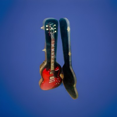 Vintage 1998 Gibson By Ephiphone Cherry Guitar And Ephiphone Hard Case #315