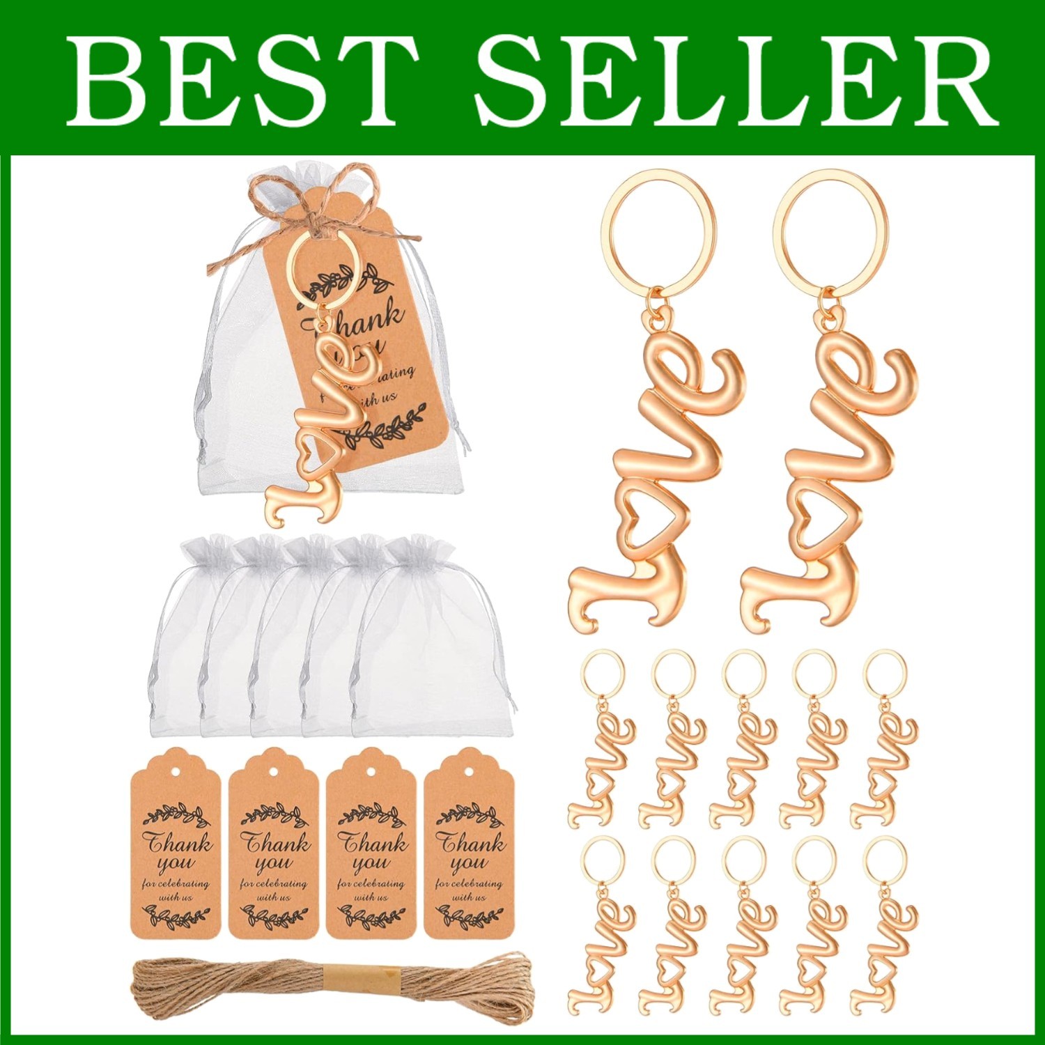 Wedding Souvenirs - 50 Love Bottle Openers