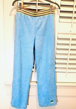 Global ID Girls Size 16 Rainbow Stripe Waist Terry Pants EUC