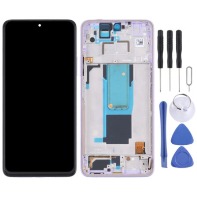 LCD Display Touch Sceen Digitizer Purple Frame For Xiaomi Redmi Note 11 Pro+ 5G