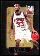 2013-14 Panini Elite Grant Hill SP Card #/999 Detroit Pistons