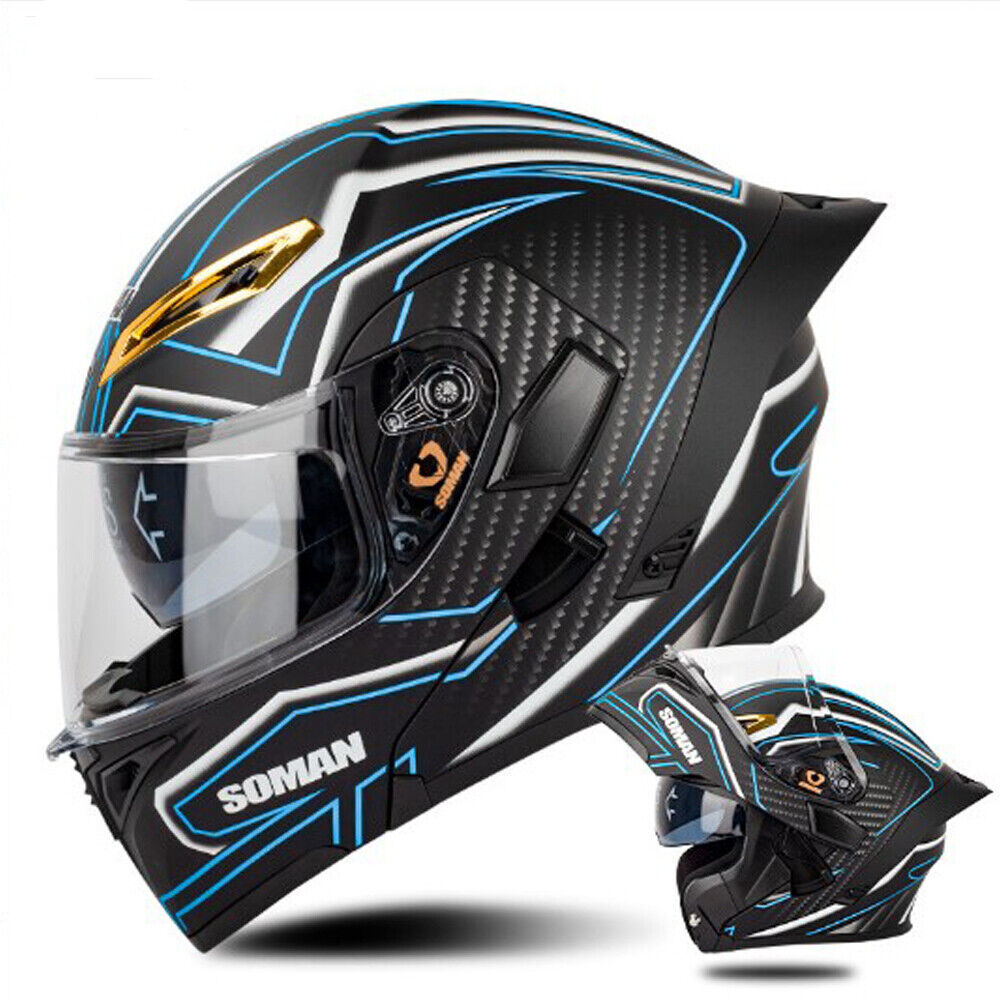 Street Racing Helmets DOT Flip Up Helmet Motorcycle Full Face Street Racing Helmets | eBay