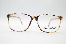 Vintage Marcolin 709 Brown Oval Glasses Eyeglass Frame NOS