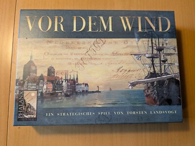 VOR DEM WIND PHALANX GAMES Strategie Karten See Schiffe Hafen ungespielt