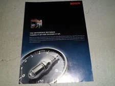 2003 BOSCH PLATINUM +4 SPARK PLUGS ARTICLE / AD