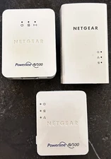 NETGEAR Powerline - Bundle ( 500 WiFi Extender , Network Adapter ,Nano Adapter)