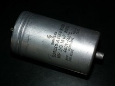One vintage Siemens PIO capacitor 16u 400V Klangfilm Made in West Germany 1970