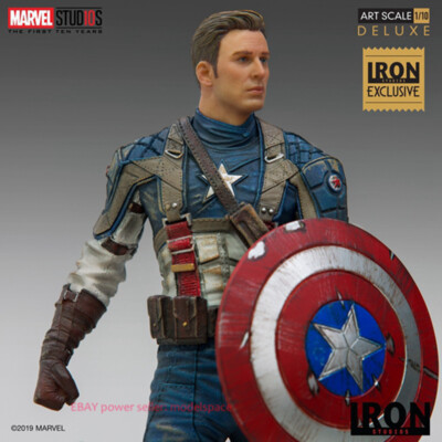 IRON STUDIOS 1/10 Marvel Captain America Steve Rogers Figure IN