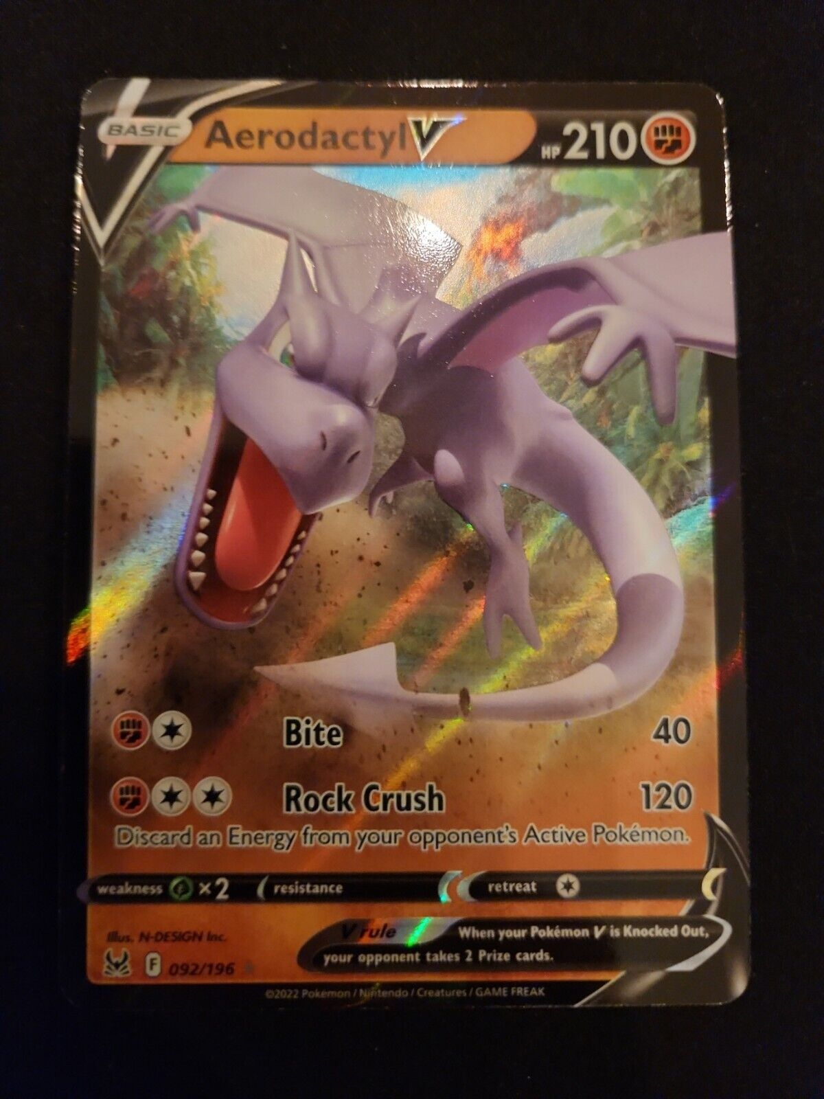 Aerodactyl-V (092/196), Busca de Cards