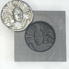 W.women 3D Graphite Ingot Mold Gold Silver Copper Tin Melting Casting Refining