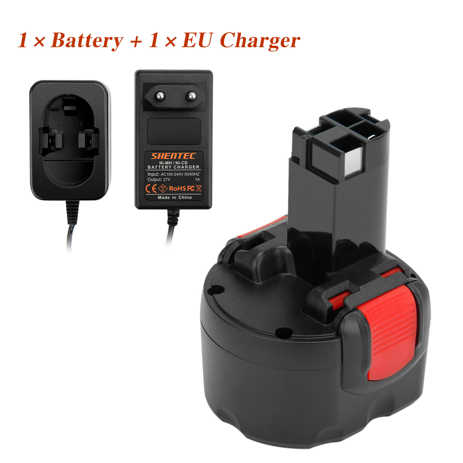 Batterie 9.6V 4800mAh Ni-MH Pour Bosch PSR 960, GSR, BAT048
