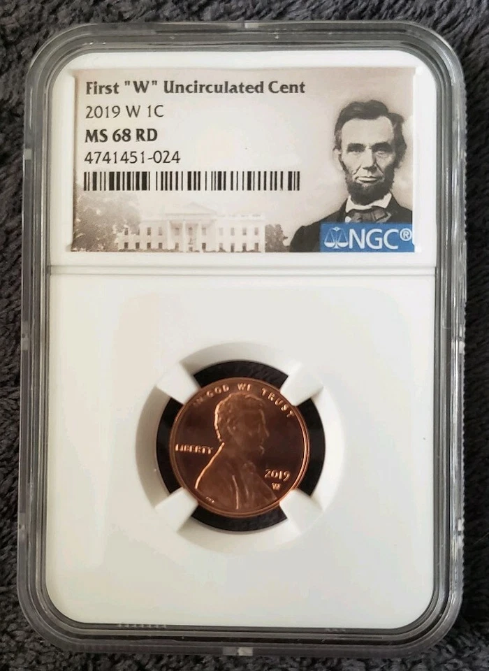 2019 W LINCOLN CENT NGC MS68RD LINCOLN LABEL W/ mint set. Our t3352 - Image 3 of 4