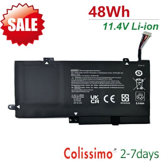Batterie LE03XL pour HP Envy X360 m6-w010dx de 11,4V et 48Wh