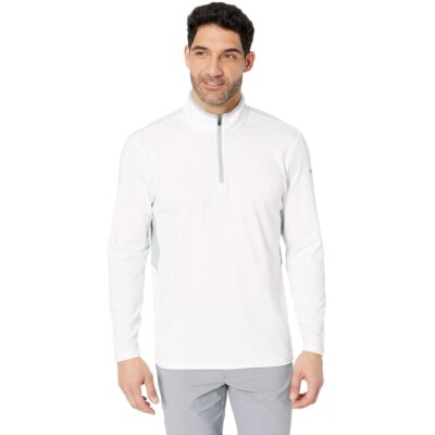 Puma Men's Rotation 1/4 Zip Pullover Jacket - Bright White - Medium
