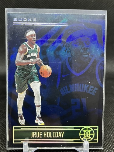 2020 Panini Illusions Basketball Trophy Collection Blue Jrue Holiday #102