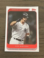 2020 Topps X Derek Jeter Championship Performances Tino Martinez #19 Yankees (A)