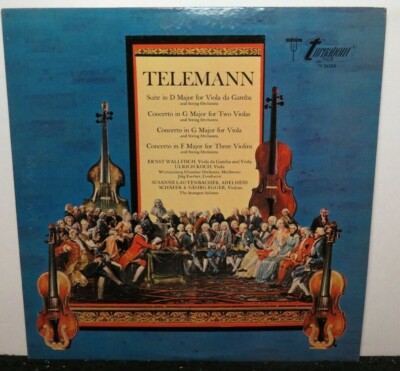 TELEMANN SUITE IN D MAJOR VIOLA DA GAMBA (VG+) 34288 LP VINYL RECORD