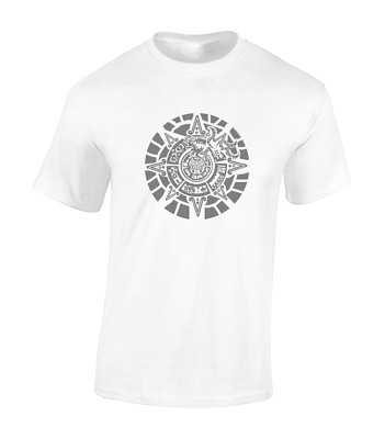 ALTES AZTEKEN SYMBOL HERREN T-SHIRT MAYA KALENDER COOLES DESIGN MAGIC TOP