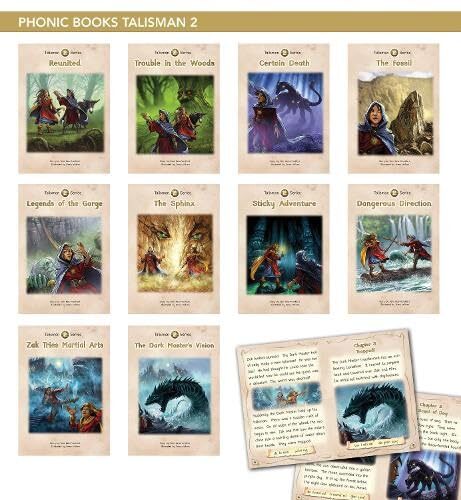 Phonic Books Talisman 2: Alternative vowel and consonant spellings, and Latin suffixes (Phonic Books Catch Up Readers) - Image 4