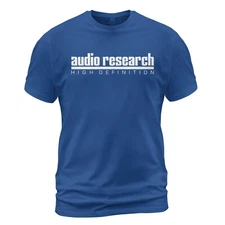 Audio Research Logo T-shirt Made in USA Size S-5XL
