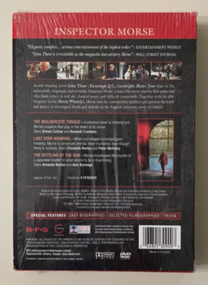 Inspector Morse Set Two: Last Seen Wearing DVD Set- In Original