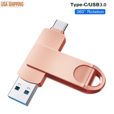 256GB 1TB 2in1 Memory Stick USB 3.0 Flash Drive Storage Pen Thumb U Disk Type-C