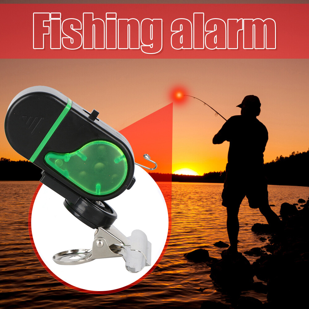 Fish Bite Alarm Accessories Alert Alarm Sound Bell Fishing Tackle (Black) * eBay