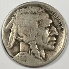 1917-D Buffalo Nickel - Very Good (VG) KM#134 Rev Scratch - 6830