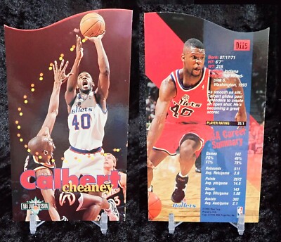 1995-96 FLEER NBA JAM SESSION DIE CUT Calbert Cheaney #D115 MINT
