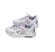 Nike Air Max Bolt Women's size 6.5 White Purple Running Gym Shoes CU4152 501