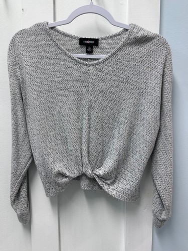 PREOWNED AMY BYER TOP GIRLS SIZE 14 L GRAY