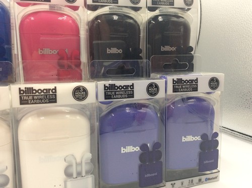 Billboard Bluetooth True Wireless Earbuds with Charging Case, Assorted Colors - 第 3/6 張圖片