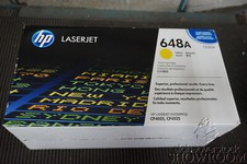New Sealed Box Genuine OEM HP CE262A Yellow Toner 648A LaserJet CP4025 7I05Z1a