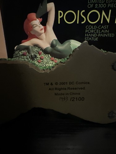 DC Direct Batman Animated Series Poison Ivy Statue Timm Limited Ed 1433 / 2100 - Picture 8 of 8