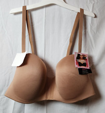 New Maidenform Women's Brown Wireless Lightly Line Bra Adjustable Straps 34D