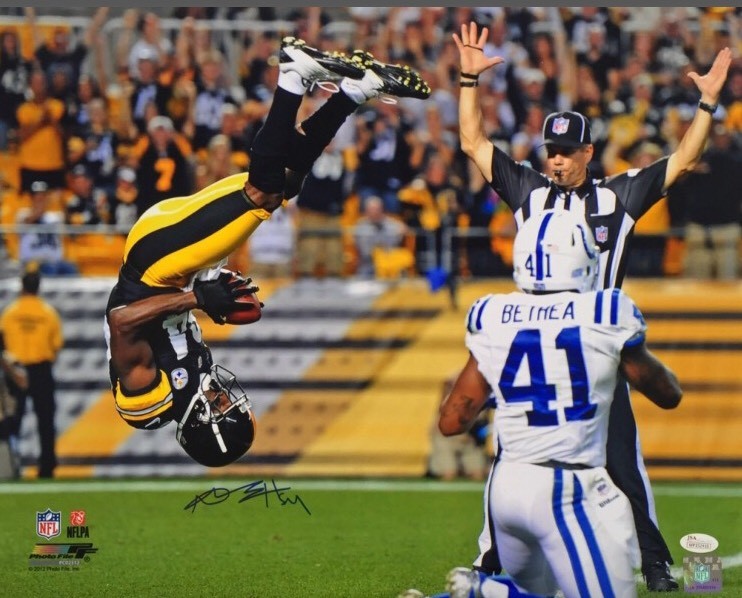 Antonio Brown Autographed Signed Pittsburgh Steelers 16x20 photo w/ JSA COA & hologram 