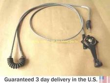 JCB BACKHOE - THROTTLE CABLE ASSEMBLY WITH LEVER & KNOB (PART NO. 334/E6422)