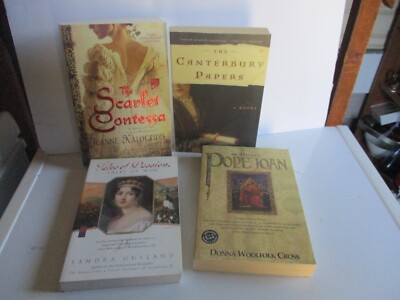 4 Books Historical Fiction Queens and Heroines Romance Mixed lot PB