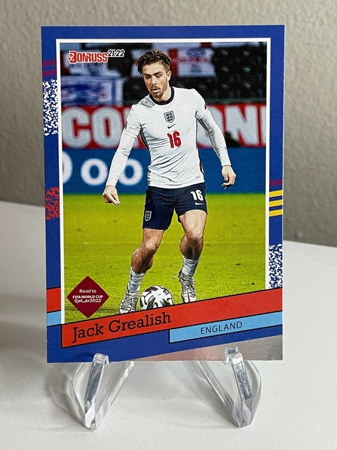 Jack Grealish 1991 Tribute 2021-22 Panini Donruss Soccer World Cup Qatar #14