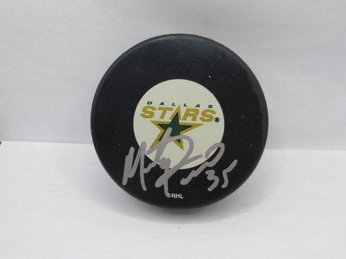 MARTY TURCO DALLAS STARS SIGNED HOCKEY PUCK JSA COA - Picture 2 of 5