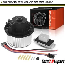 HVAC Blower Motor & Resistor Kit for Chevrolet Silverado 1500 2500 HD GMC Front