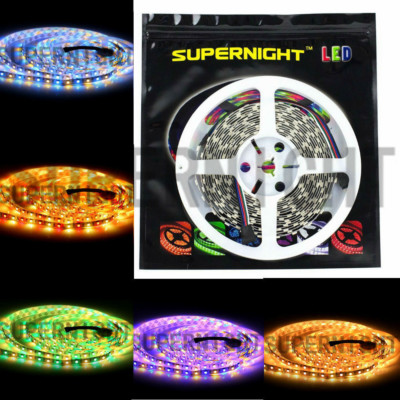 16.4ft/5M 300Leds IP65/IP67 RGBW/RGBWW 5050 SMD 5-Pins Plug 12V LED Strip Light
