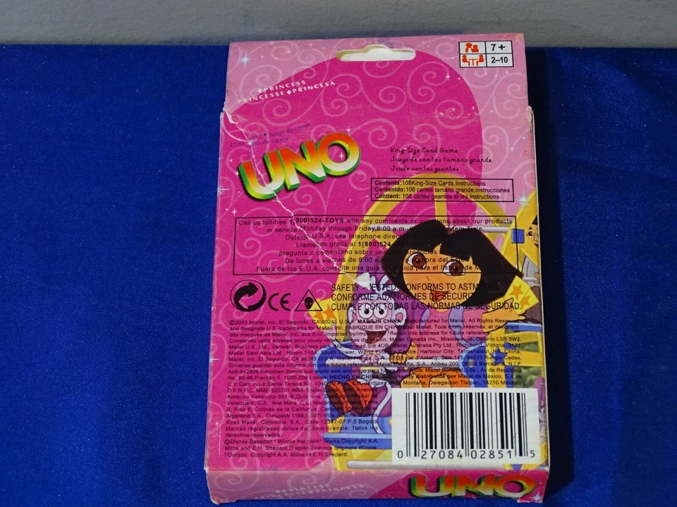 NEW! 2003 DORA The EXPLORER UNO Card Game • Ages 7+ • RARE! Q6 - Image 2 of 2