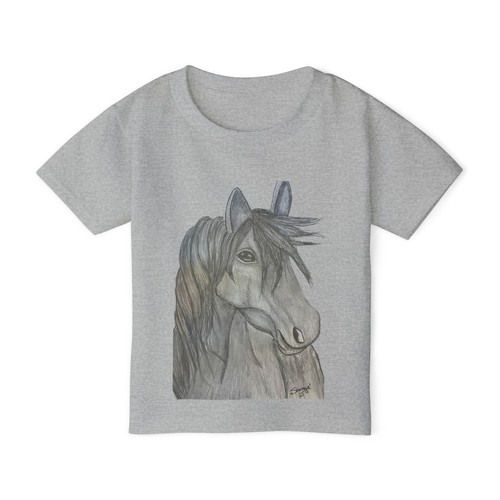 Horse Heavy Cotton™ Toddler T-shirt - Picture 3 of 25