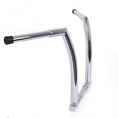 10” Rise Black Handlebar For Harley Dyna FLD (2012-16) & Street Bob FXDB (2006-17)