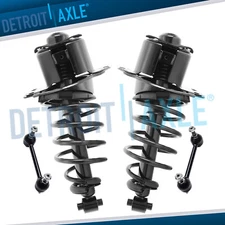 FWD Rear Struts w/Coil Spring Sway Bars for 2008 2009 Ford Taurus Mercury Sable