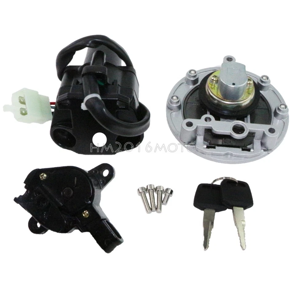 US Ignition Switch Gas Cap Cover Lock Key For Yamaha YZF600 96-03 YZF1000 97-98 Foto 3 de 4