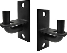 2 Pack Wall Mount Gate Hinges, Heavy Duty Farm Gate Hinges, Chain Link Fence Gat