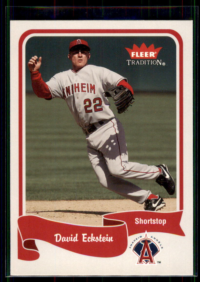 2004 Fleer Tradition David Eckstein #330 Anaheim Angels